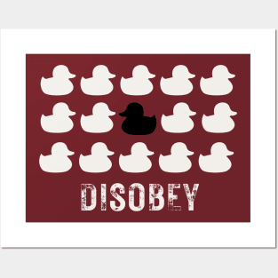 Disobey, rubber duck revolution Posters and Art